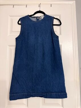 H&M Dark Blue Denim Mini Dress